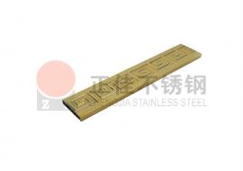 回形花纹jbo官网管单面镀金