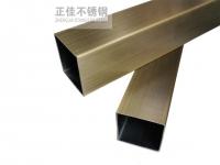 古铜色jbo官网装饰方管展示图